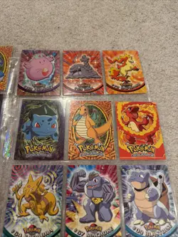 1999 Topps Chrome Pokemon TV Animation Edition Trading Cards Lot of 35 - Image 1
