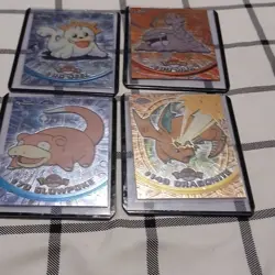 Topps Chrome Pokemon TV Animation Edition Card Lot - Slowpoke, Dragonite, Muk, … - Image 1