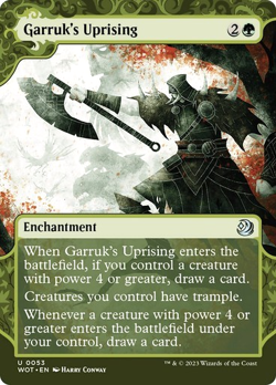 MTG - Garruk's Uprising - Showcase - Enchanting Tales - Magic the Gathering - Image 1