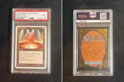 1995 Magic The Gathering MTG Mana Vault 4th Edition PSA 6 - Image 1
