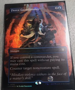 FOIL Fierce Guardianship / Schutz - COMMANDER MASTERS - englisch (nm +) Extra - Image 1