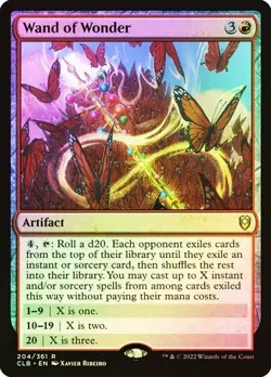Wand of Wonder FOIL - 204/361 - Rare - Commander Legends CLB MTG - Image 1