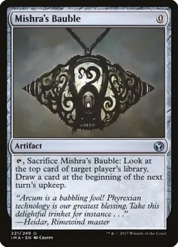 RUSH ENGLISH Babiole de Mishra - Mishra's Bauble NM MTG Magic IMA - Image 1
