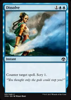 MRM ENGLISH FOIL 4x Dissoudre (Dissolve) MTG magic IMA - Image 1