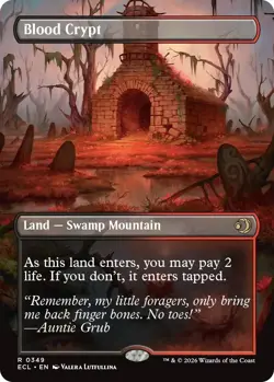 MTG [ECL-349 NM] Blood Crypt (Borderless) - Image 1
