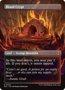 MTG [ECL-349 NM] Blood Crypt (Borderless) - Image 2