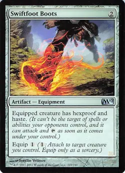 Swiftfoot Boots (M12) 219 The List Reprints Magic: The Gathering NM - Image 1
