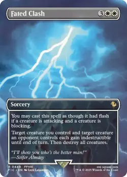 MTG [FIC-449 Foil NM] Fated Clash (Borderless) - Image 1