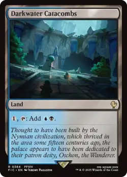 MTG Final Fantasy Commander - Darkwater Catacombs - Image 1
