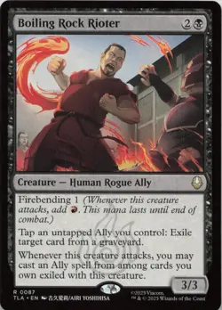 Boiling Rock Rioter R Avatar: The Last Airbender 87 NM MTG - Image 1
