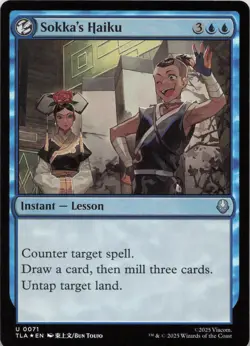 Sokka's Haiku - FOIL - U Avatar: The Last Airbender 71 - MTG - Image 1
