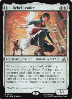 Jet, Rebel Leader - FOIL - R Avatar: The Last Airbender: Eternal-Legal 78 - MTG - Image 1