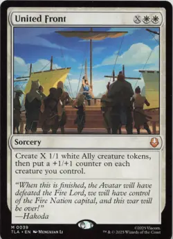 United Front M Avatar: The Last Airbender 39 NM MTG - Image 1