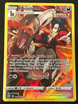 Pokemon Card Houndoom TG10/TG30 Ultra Rare Brilliant Stars Near Mint - Image 1