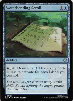 Waterbending Scroll - FOIL - U Avatar: The Last Airbender 81 - MTG - Image 1