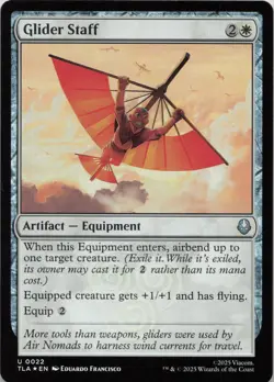 Glider Staff - FOIL - U Avatar: The Last Airbender 22 - MTG - Image 1