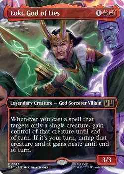 MTG [MSC-512 Foil NM] Loki, God of Lies (Borderless) - Image 1