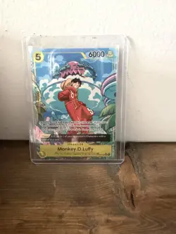 One Piece Monkey D Luffy OP07-109 SR Treasure Rare Alt Art English Edition - Image 1