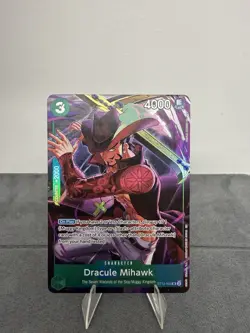 One Piece Dracule Mihawk ST12-003 Illustration Box promo - Image 1
