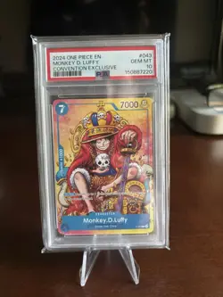 2024 ONE PIECE PROMOS CONVENTION EXCLUSIVE #043 MONKEY D. LUFFY PSA 10 - Image 1