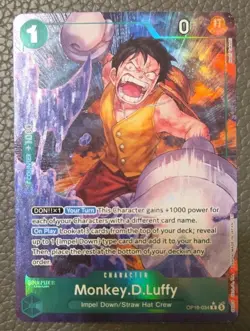 One Piece Monkey.D.Luffy Alt Art (OP16-034) | The Time of Battle ENGLISH NM - Image 1