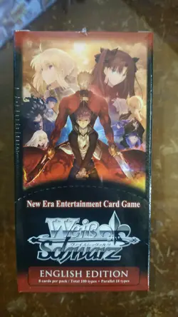 WS Weiss Schwarz 1x Fate/Stay Night [UBW] Vol.II Sealed Booster Box English Ed - Image 1