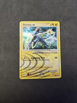 Pokemon Arceus AR6 Platinum Secret Rare Holo Card - Image 1
