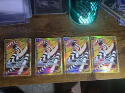 4 x Bandai One Piece Card Game Mr.2.Bon.Kurei (Bentham) EB01-061 SR Foil EN - Image 1