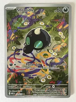 Shroodle 149/132 Mega Evolution MEG EN Illustration Rare Pokemon TCG Card NM - Image 1