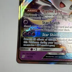 Pokemon Jirachi GX TCG Unified Minds Full Art Holo Ultra Rare Card 79/236 VG - Image 3