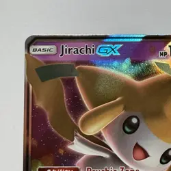Pokemon Jirachi GX TCG Unified Minds Full Art Holo Ultra Rare Card 79/236 VG - Image 5