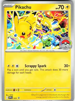 Pikachu - (World Championship 2025) 225 Pokemon SV: Scarlet & Violet Promo Cards - Image 1