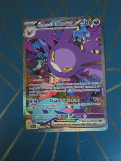 Pokemon Card Team Rocket's Corbat EX #234 Destined Rivals Full Art Holo - Image 1