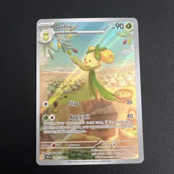 Pokemon TCG Scarlet & Violet Dolliv 200/198 Illustration Rare Card NM Condition - Image 1