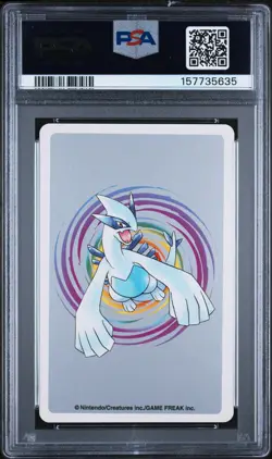 2000 POKEMON SILVER VERSION PLAYING CARDS 6 OF CLUBS #135 JOLTEON PSA 10 - Image 2
