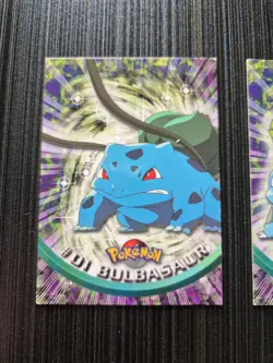 Topps Pokemon #01 Bulbasaur #02 Ivysaur Cards Series 1 - Image 2