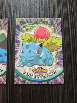 Topps Pokemon #01 Bulbasaur #02 Ivysaur Cards Series 1 - Image 3