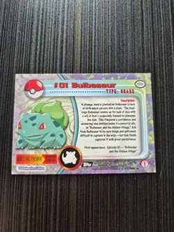 Topps Pokemon #01 Bulbasaur #02 Ivysaur Cards Series 1 - Image 4