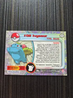 Topps Pokemon #01 Bulbasaur #02 Ivysaur Cards Series 1 - Image 5