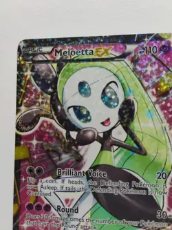 Pokemon TCG Meloetta EX RC25 Ultra Rare Legendary Treasures Ungraded NM Card - Image 2