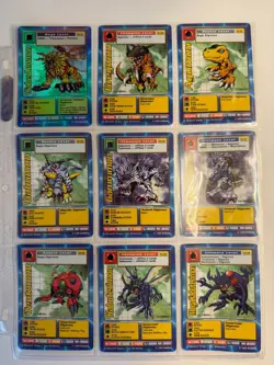 Vintage 1999 Bandai Digimon Card Lot (48 Cards) Holographics Included Rare Colle - Image 1