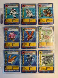 Vintage 1999 Bandai Digimon Card Lot (48 Cards) Holographics Included Rare Colle - Image 2