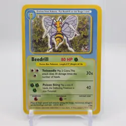 Pokemon Funskool Beedrill Card F06 - India 2004 - Image 1