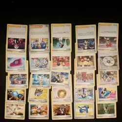 25 Mix Pokemon Trainer No Doubles TCG Trading Cards Lot Supporter Stadium Item 636996769661 - Image 3