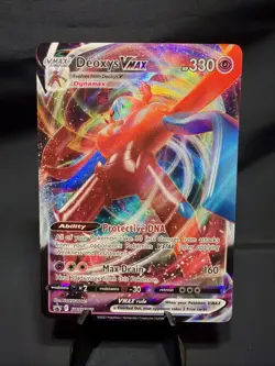 Pokemon TCG Deoxys VMAX SWSH267 Sword & Shield Promo Card NM Condition - Image 1