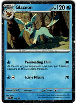 Glaceon - (Cosmos Holo) Holo Promo SV: Scarlet & Violet Promo Cards 171 NM - Image 1