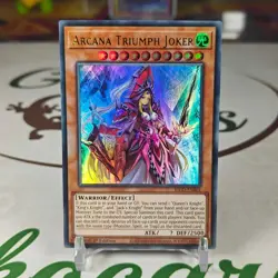 Arcana Triumph Joker KICO-EN001 Ultra Rare 1st Edition Yugioh Card Near Mint - Image 1