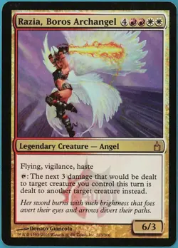 Razia, Boros Archangel FOIL Ravnica: City of Guilds LP/NM - Image 1