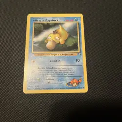 Pokemon Card - Gym Heroes 54/132 - MISTY'S PSYDUCK (uncommon) - Image 1