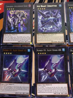 Yugioh XYZ Monster Lot, 11 Cards, Holos, 1st Limited, Gagaga Roach Number Dragon - Image 2